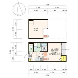 stage　東中浜の物件間取画像